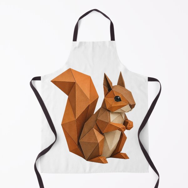 Item preview, Squirrel Origami Style Art designed and sold by NanuWear.