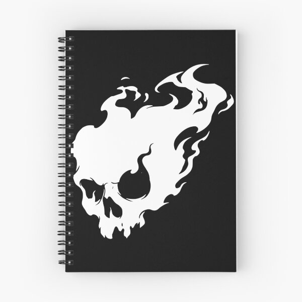 Item preview, Ghost Fire Flaming Skull Gothic Silhouette designed and sold by Skulls & Calaveras.