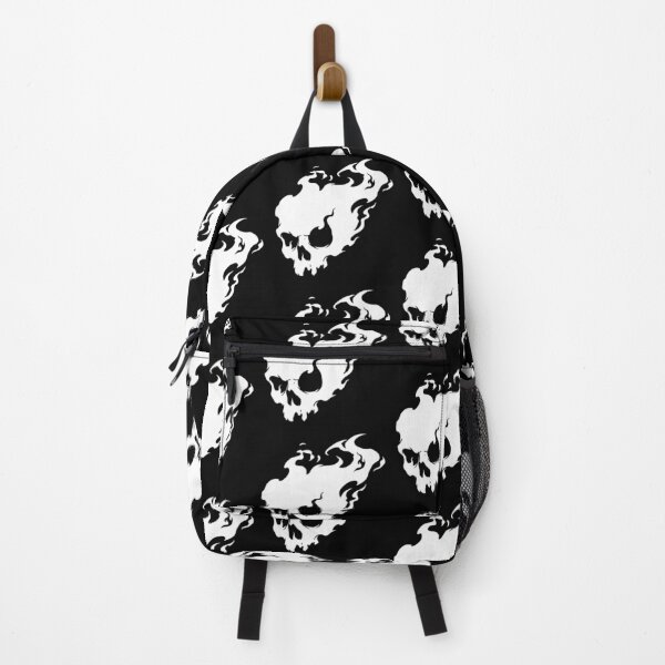 Item preview, Ghost Fire Flaming Skull Gothic Silhouette designed and sold by Skulls & Calaveras.