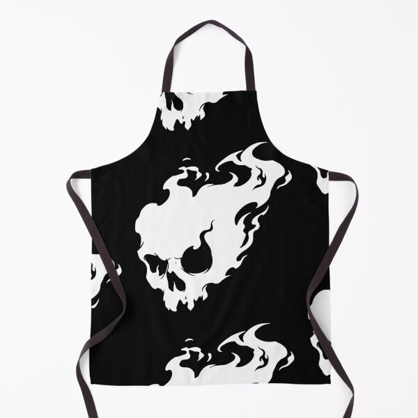Item preview, Ghost Fire Flaming Skull Gothic Silhouette designed and sold by Skulls & Calaveras.