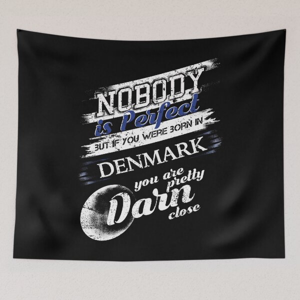 Item preview, Funny Denmark T Shirt Im Close To Perfect designed and sold by shoppzee.