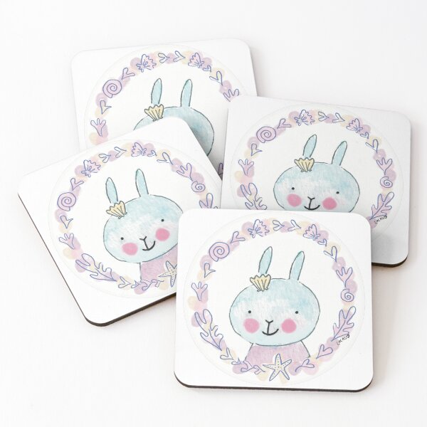 Item preview, Pastel Vibes Beach Bunny Wreath designed and sold by LadyLucasArt.