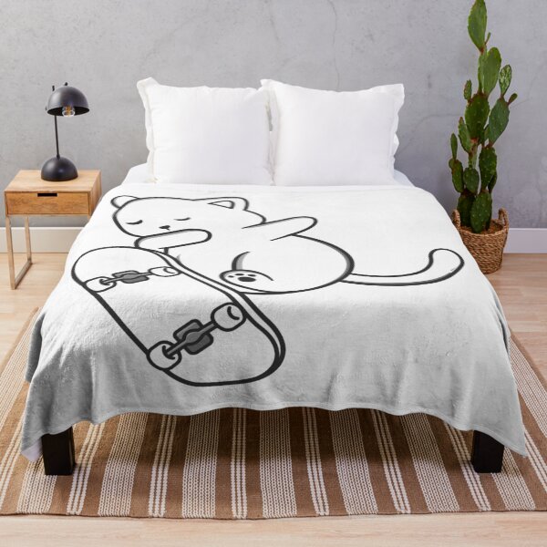 Item preview, A cat skateboarding designed and sold by Helly-Sween.