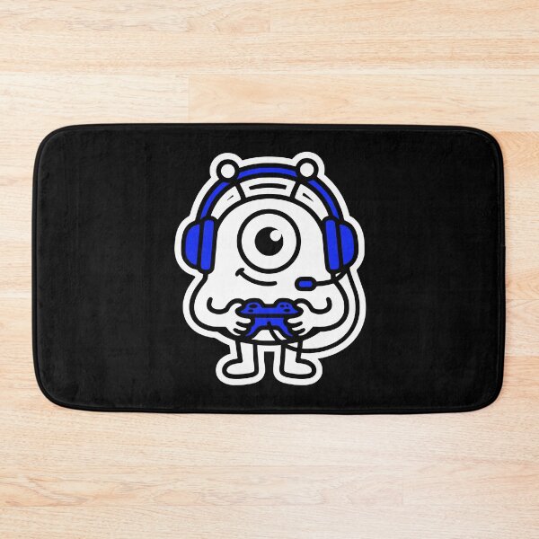 Item preview, Cute One-Eyed Gamer Alien | Plipsterz Gaming Cartoon Monster  designed and sold by PryntedLabs.