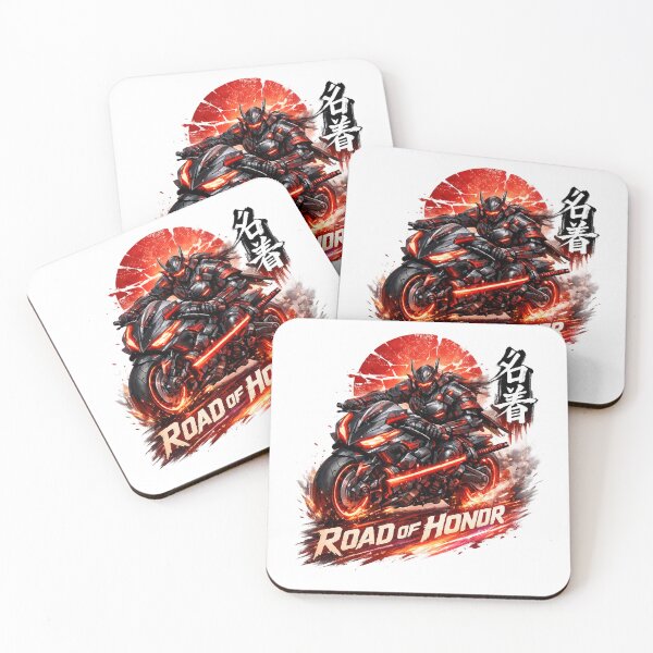 Item preview, Road of Honor — Cyber Samurai Rides at Full Speed designed and sold by Cyber Kitsune.