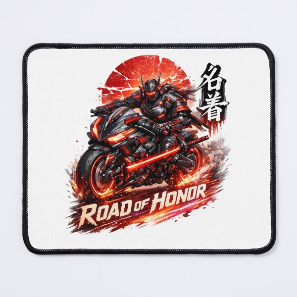 Item preview, Road of Honor — Cyber Samurai Rides at Full Speed designed and sold by Cyber Kitsune.