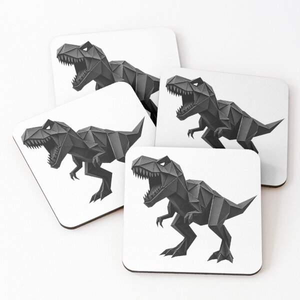 Item preview, TRex Dinosaur Origami Style Art designed and sold by NanuWear.