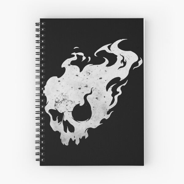 Item preview, Ghost Fire Flaming Skull Gothic Silhouette - Grunge designed and sold by Skulls & Calaveras.