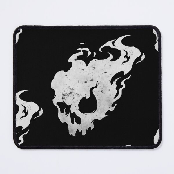 Item preview, Ghost Fire Flaming Skull Gothic Silhouette - Grunge designed and sold by Skulls & Calaveras.