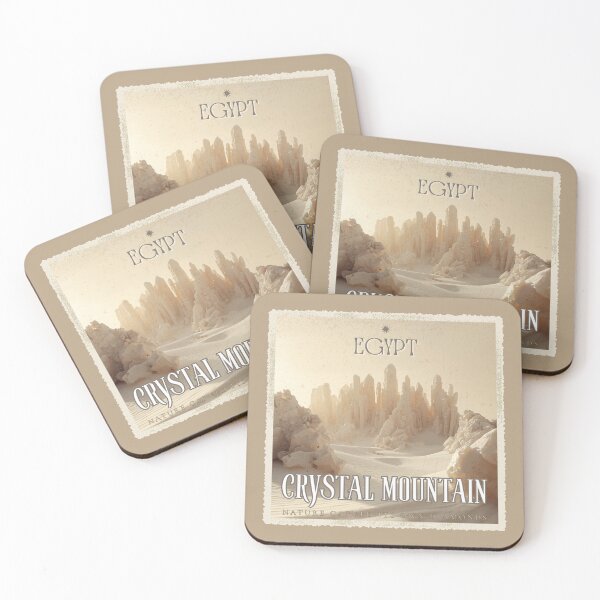 Item preview, Vintage Egypt Crystal Mountain Desert Travel Safari Poster designed and sold by KaBaRen.