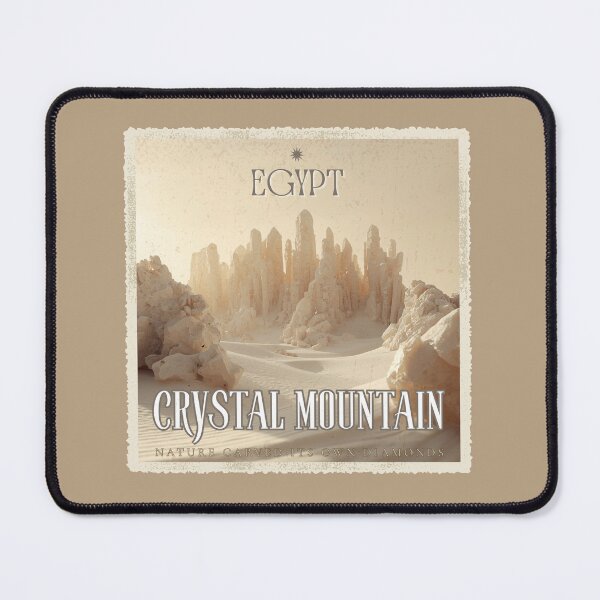 Item preview, Vintage Egypt Crystal Mountain Desert Travel Safari Poster designed and sold by KaBaRen.