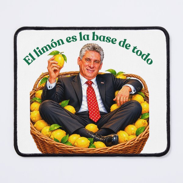 Item preview, Diaz Canel Cuba Lemon Basket Meme Art designed and sold by A touch of creativity.