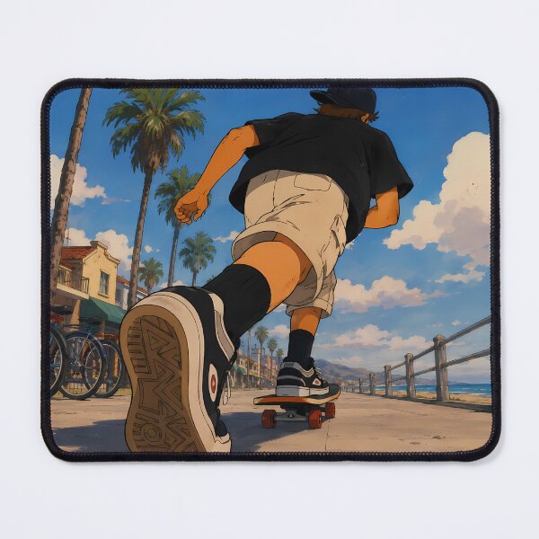 Item preview, Coastal Skate Vibes – Retro Boardwalk Cruiser designed and sold by Hollow Moon Studios..