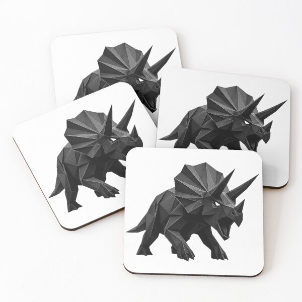 Item preview, Triceratops Dinosaur Origami Style Art designed and sold by NanuWear.