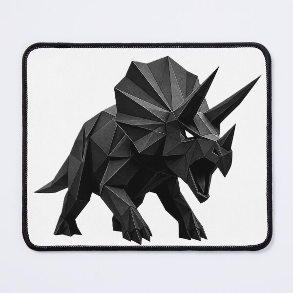 Item preview, Triceratops Dinosaur Origami Style Art designed and sold by NanuWear.