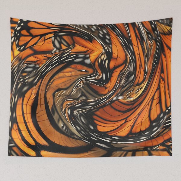 Item preview, Ruffled Monarch designed and sold by O'clock Vibes.
