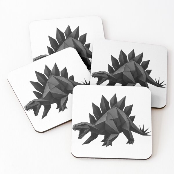 Item preview, Stegosaurus Dinosaur Origami Style Art T-Shirt designed and sold by NanuWear.