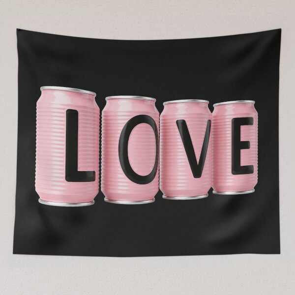 Item preview, Pink Cans Spelling Love designed and sold by sneidere9dace.