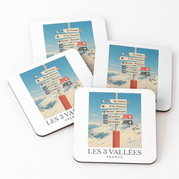 Item preview, Les 3 Vallées - France designed and sold by GoodOldVintage.