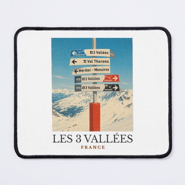 Item preview, Les 3 Vallées - France designed and sold by GoodOldVintage.