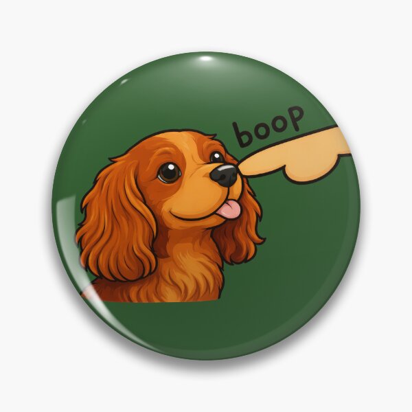 Item preview, Booped on the Nose Ruby Cavalier  designed and sold by Kaurisdigital.