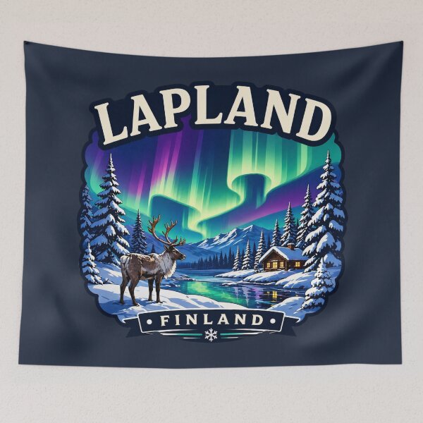 Item preview, Lapland, Finland - Northern Lights designed and sold by Myra365Art.