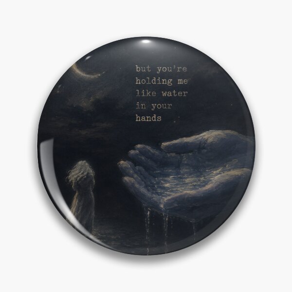 Item preview, Phoebe Bridgers "Moon Song" "But you're holding me like water in your hands" designed and sold by shrimpwhiskers.