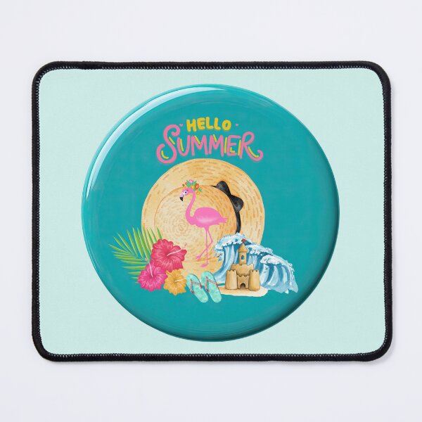 Item preview, Tropical Flamingo Summer Vacation designed and sold by Kiraguapa.