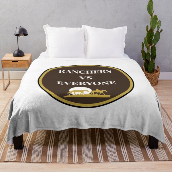 Item preview, Ranchers vs Everyone - Funny Western Ranch Life Gift Sticker designed and sold by DustGoldStudio.
