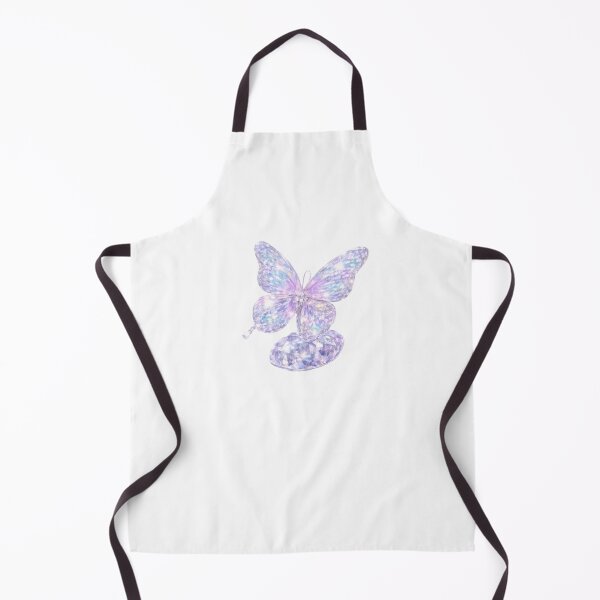 Item preview, Luxury Crystal Pastel Butterfly Art | Glass Design designed and sold by Rawafi Art Studio.