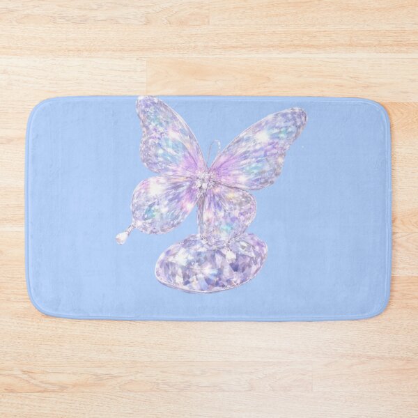 Item preview, Luxury Crystal Pastel Butterfly Art | Glass Design designed and sold by Rawafi Art Studio.