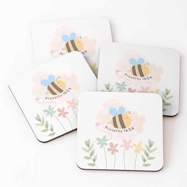 Item preview, Bee Sweet: Proverbs 16:24 designed and sold by N-STUDIOLAB.