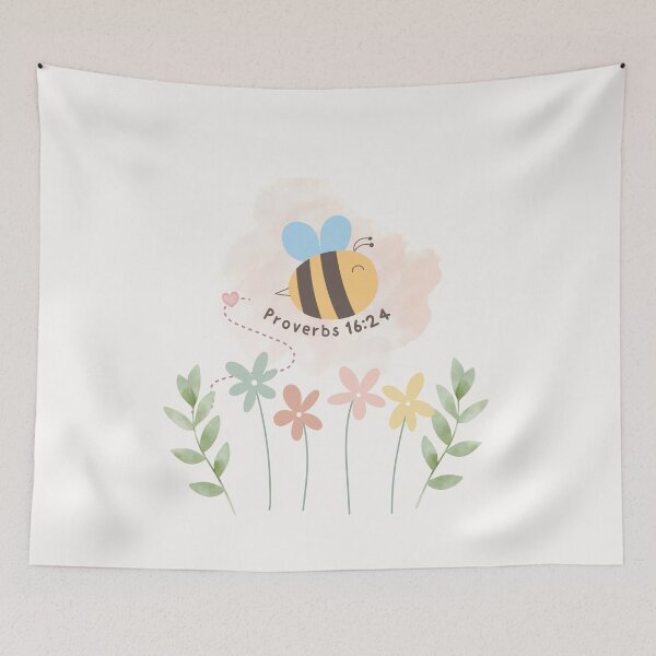Item preview, Bee Sweet: Proverbs 16:24 designed and sold by N-STUDIOLAB.