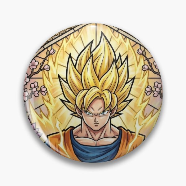 Item preview, Super Saiyan Stained Glass designed and sold by Thunderbelts.
