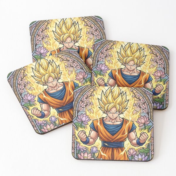 Item preview, Super Saiyan Stained Glass designed and sold by Thunderbelts.