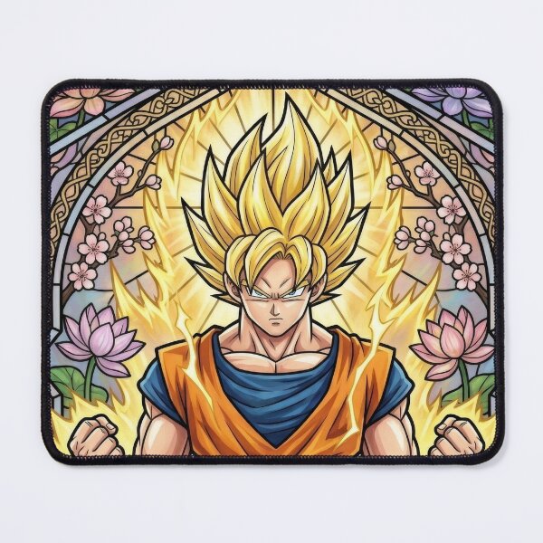 Item preview, Super Saiyan Stained Glass designed and sold by Thunderbelts.
