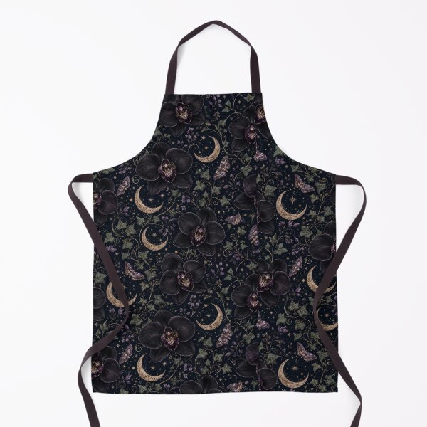 Item preview, Gothic Orchid Moon Pattern with Midnight Garden Bloom designed and sold by scicilysimonee.