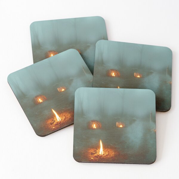 Item preview, Mystical Forest Fireflies: Gothic Foggy Landscape Art designed and sold by Apex_Visuals.