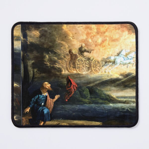 Item preview, Elijah Taken to Heaven with the Chariot of Fire designed and sold by Jon-Baran.
