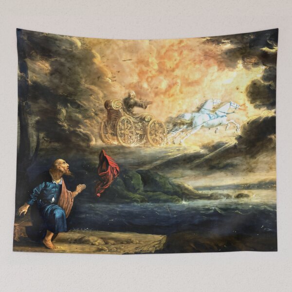 Item preview, Elijah Taken to Heaven with the Chariot of Fire designed and sold by Jon-Baran.
