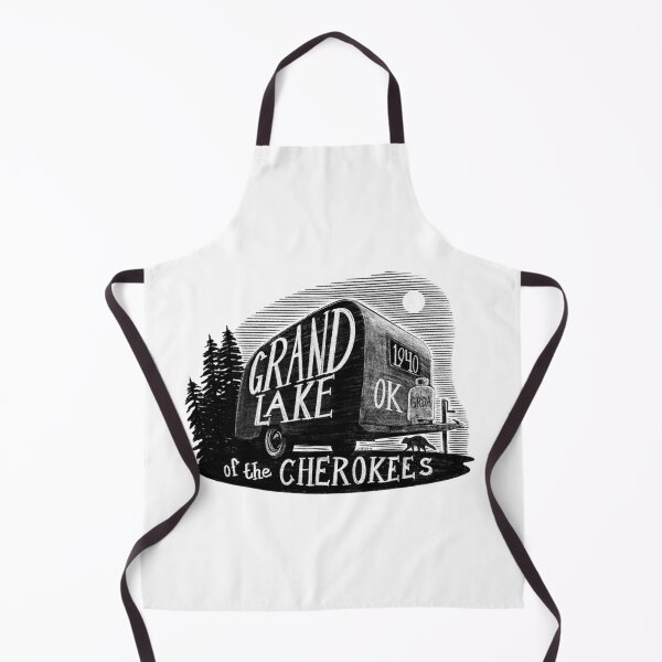 Item preview, Grand Lake of the Cherokees Oklahoma Camper designed and sold by John Morris Illustration.