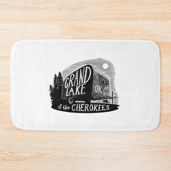 Item preview, Grand Lake of the Cherokees Oklahoma Camper designed and sold by John Morris Illustration.