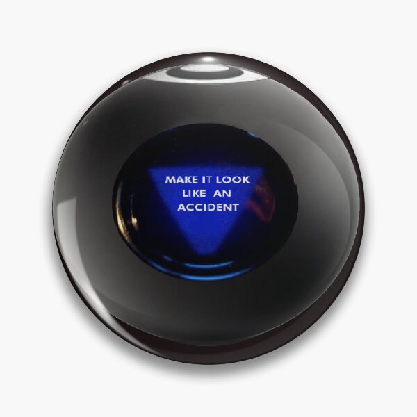 Item preview, 8 ball answer look like accident logo designed and sold by VWscout2.