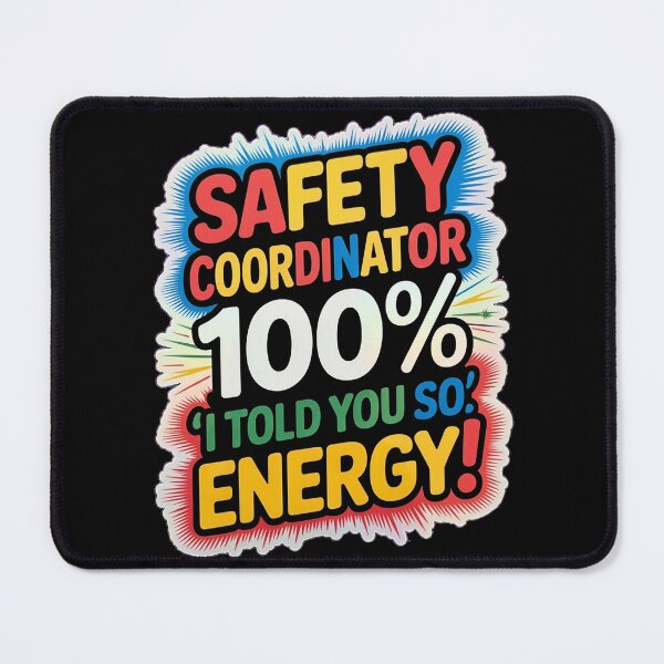 Item preview, SAFETY COORDINATOR. 100% 'I told you so' energy designed and sold by InkRebelia.