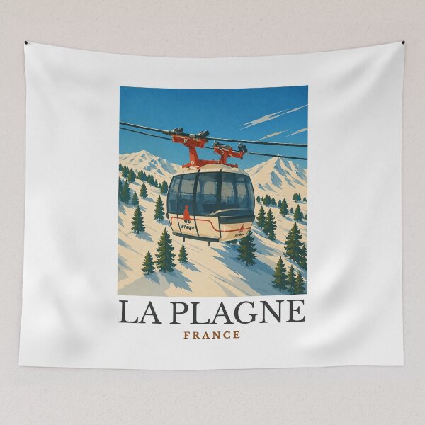 Item preview, La Plagne - France designed and sold by GoodOldVintage.