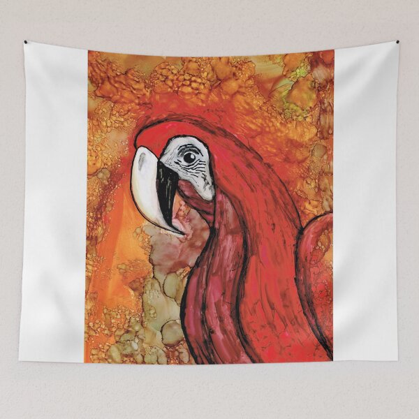 Item preview, Red Parrot on Your Shoulder designed and sold by artbydlsanders.