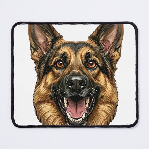 Item preview, Happy German Shepard Expressive Portrait designed and sold by Happy_Animal.