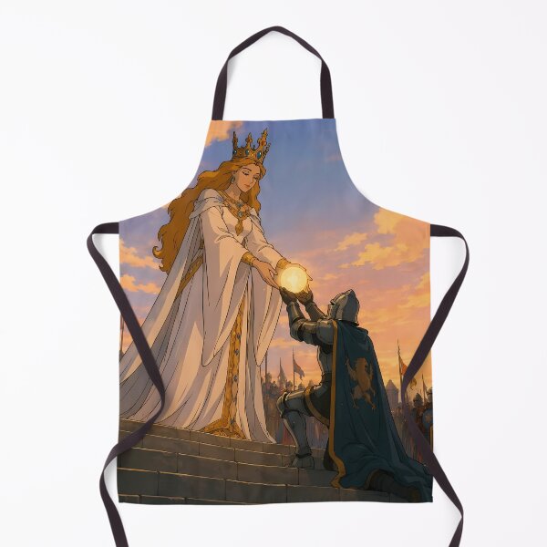 Item preview, The Queen’s Blessing – Medieval Fantasy Coronation Art designed and sold by  Hollow Moon Studios..
