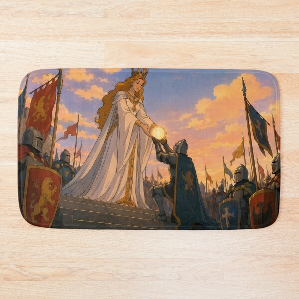 Item preview, The Queen’s Blessing – Medieval Fantasy Coronation Art designed and sold by  Hollow Moon Studios..