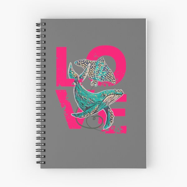 Item preview, Love Is All Around Us | Whale & Manta Ray Watercolor Art designed and sold by ArtdeGwo.